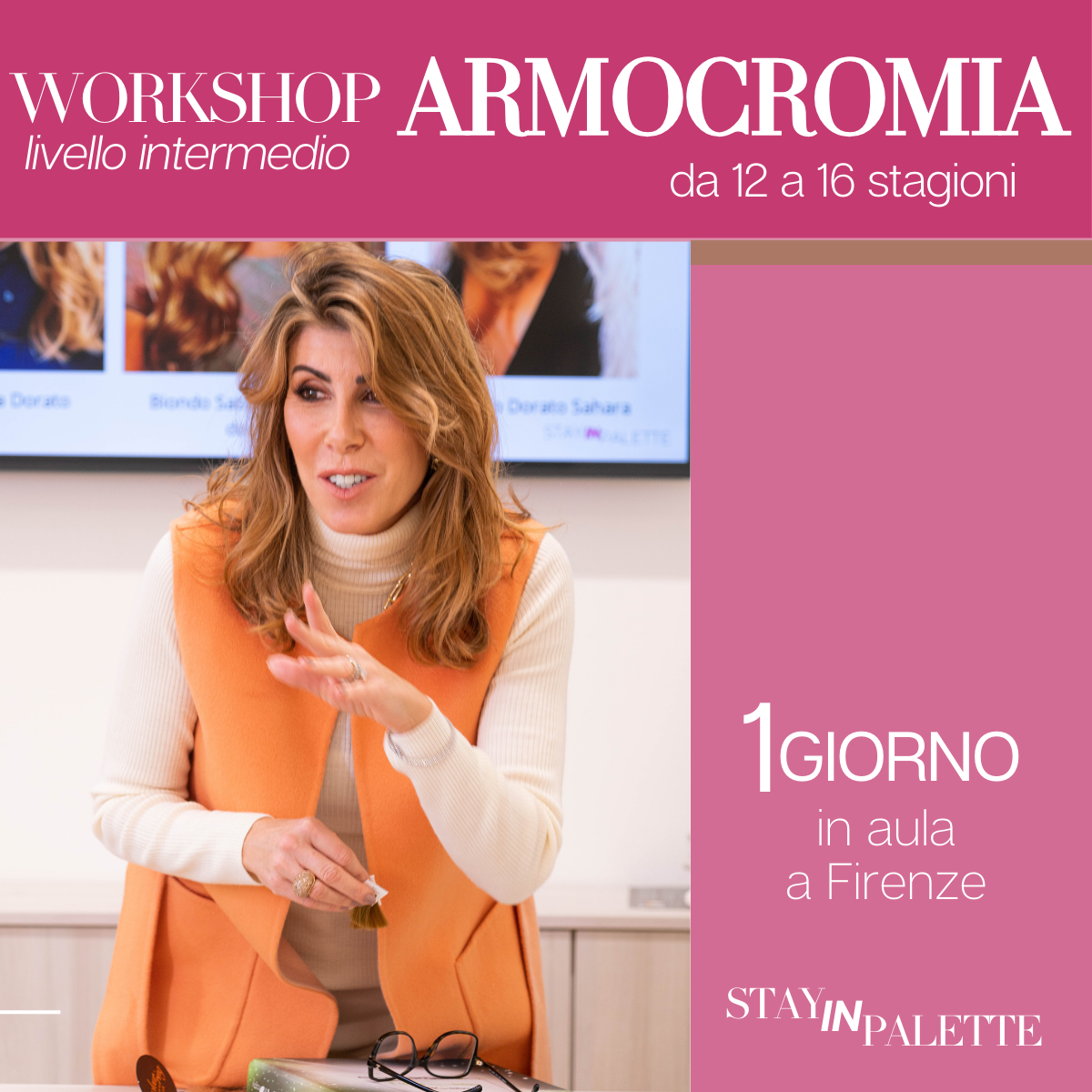 Workshop di Armocromia - Corso Pratico e le 16 stagioni