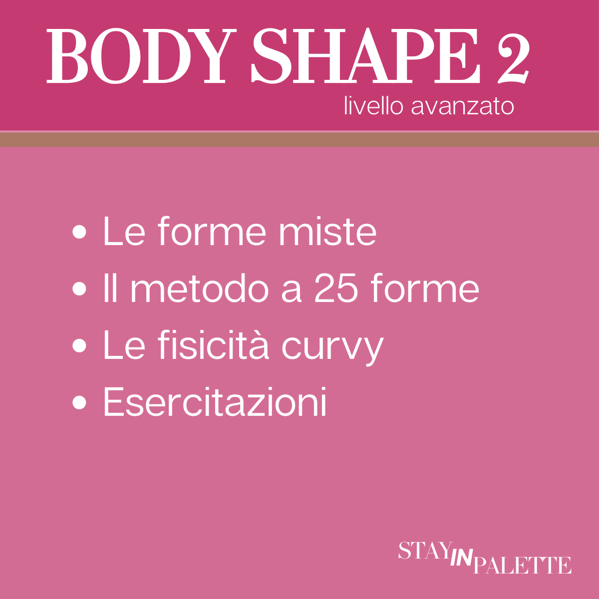 Corso Body Shape - Livello Avanzato