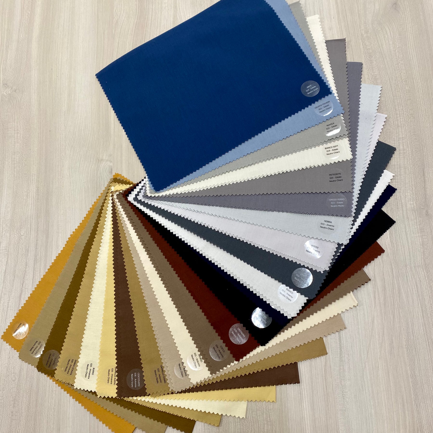 Set 28 Drappi - I Colori Neutri Armocromia