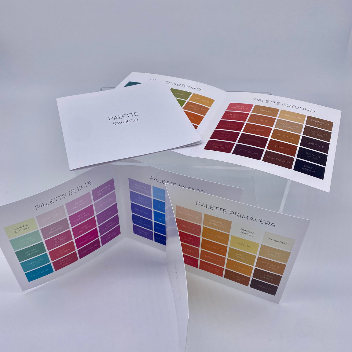 Armocromia Stagioni set passepartout 40 colori per stagione