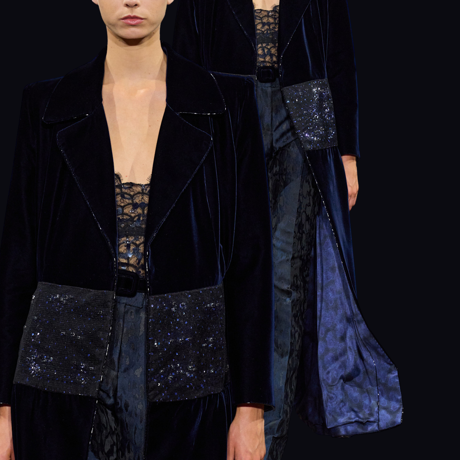 La notte stellata di Silvana Armani, una palette densa e profonda per l'alta moda FW26/27