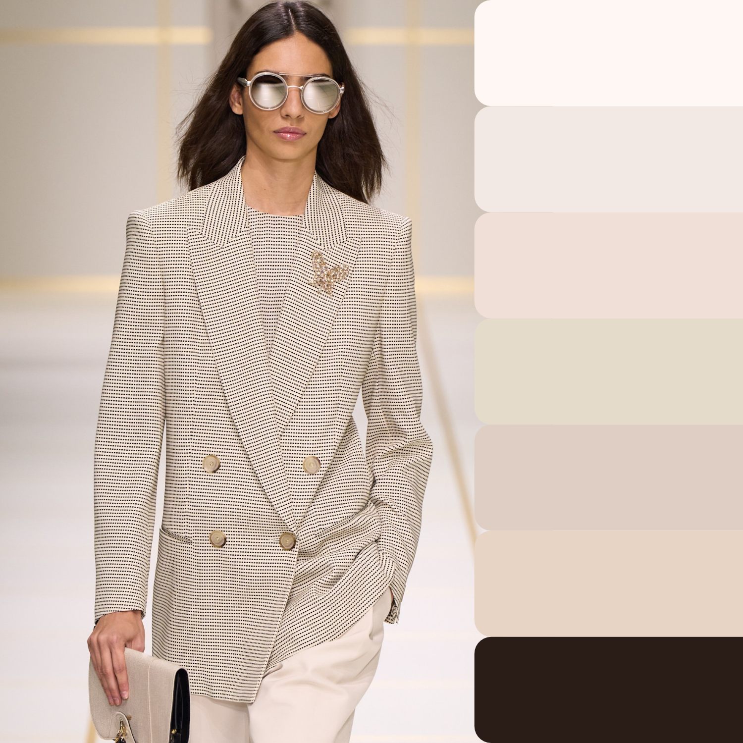 Armani SS-2027, anatomia di una palette acromatica