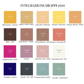 Integrazione 2026 - 17 Drappi per Armocromia